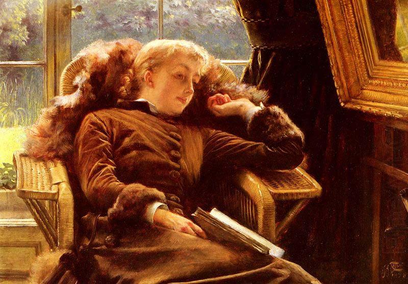 Kathleen Newton In An Armchair, James Tissot